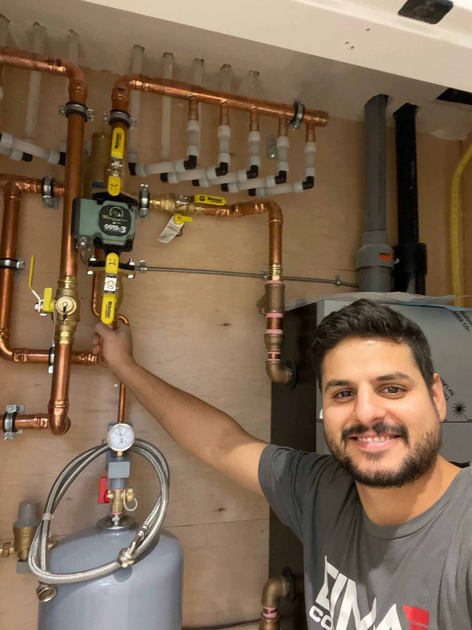 On-site mechanical installation